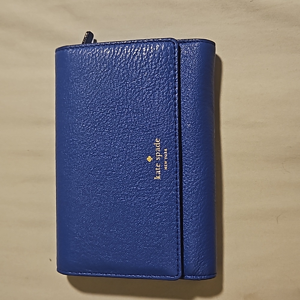 Kate Spade bifold navy wallet